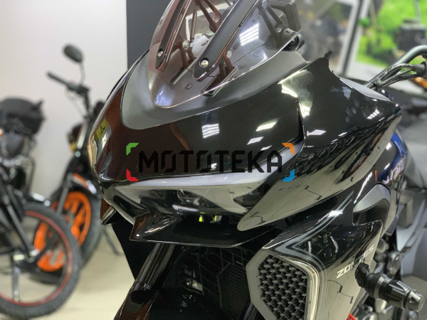 Мотоцикл дорожный Zontes (Зонтес) ZT350 - VX (4T ZT184MP EFI) 17/17 (2023 г.) чёрный с ПТС | Мототека