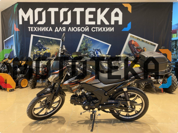 Мопед FXMOTO (ФХМото) STORM LUX 49 (125) чёрный/красный | Мототека